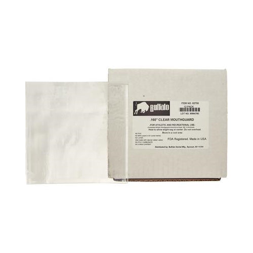 Buffalo Dental 62700 Mouthguard Material Clear .160 Buffalo Dental 62700 Mouthguard Material Clear .160
